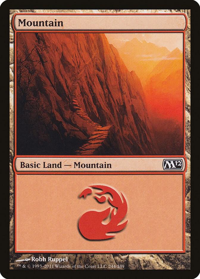 Mountain (244) card image