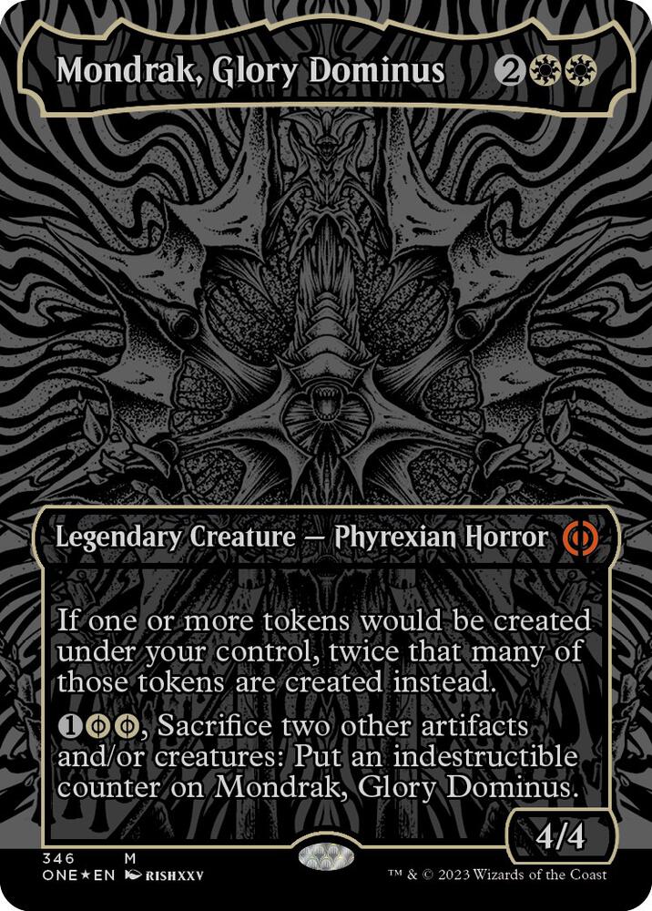 Mondrak, Glory Dominus (Oil Slick Raised Foil) card image