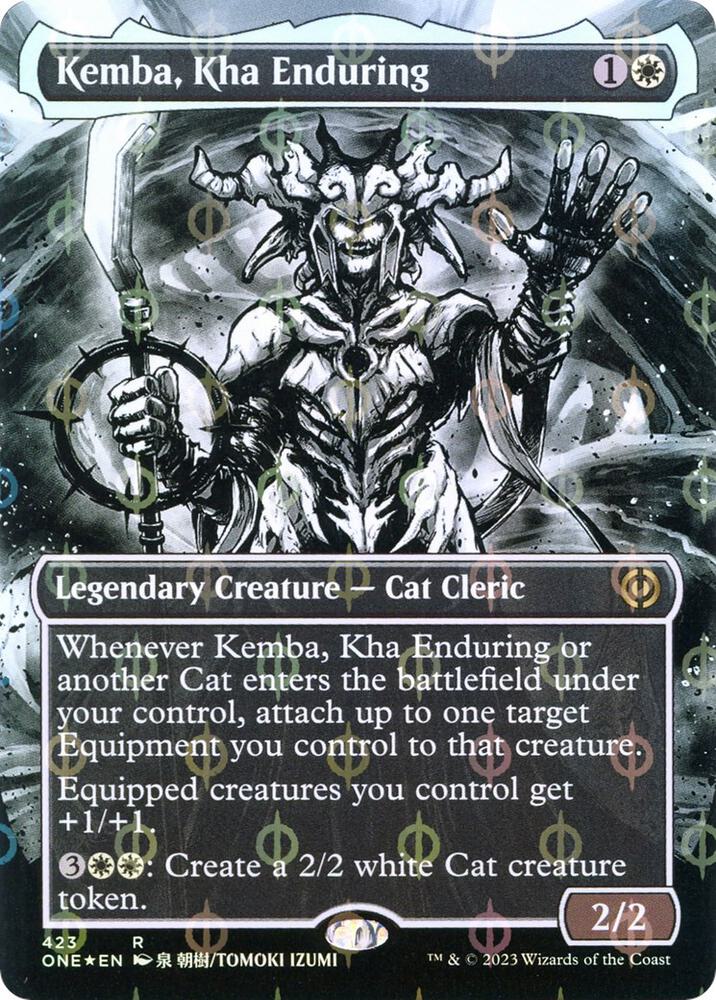 Kemba, Kha Enduring (Borderless) (Step-and-Compleat Foil) card image