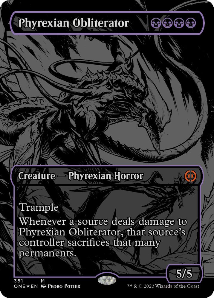 Phyrexian Obliterator (Oil Slick Raised Foil) card image