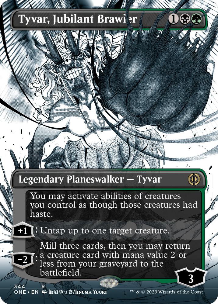 Tyvar, Jubilant Brawler (Borderless) card image