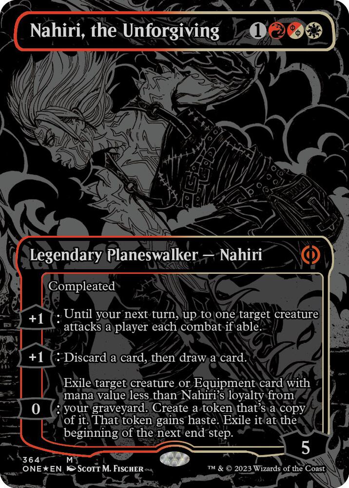 Nahiri, the Unforgiving (Oil Slick Raised Foil) card image