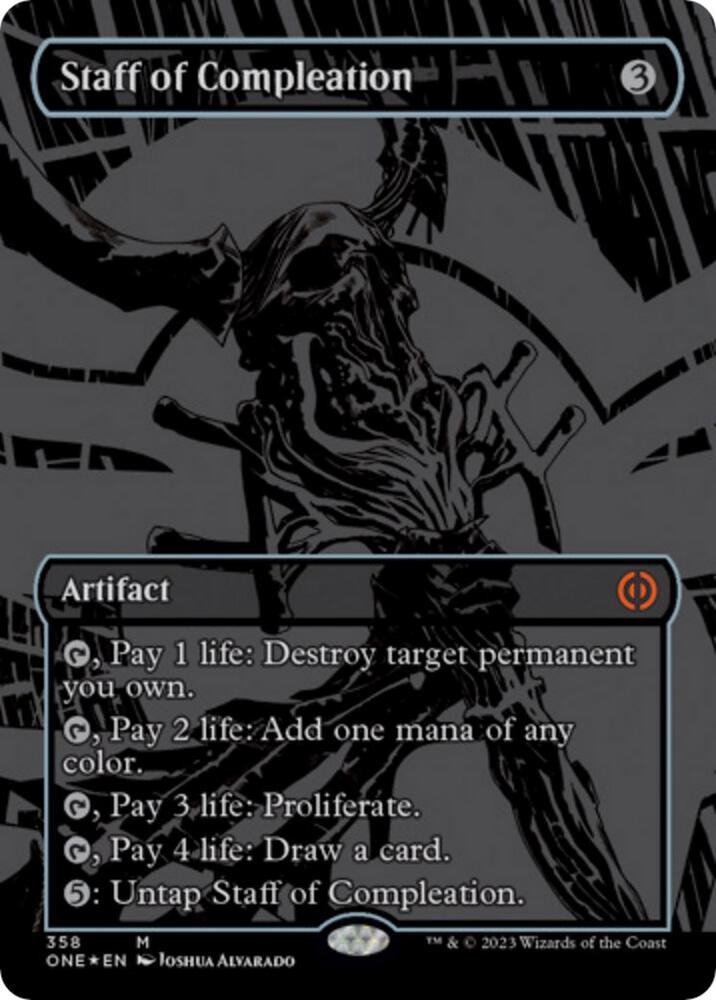 Staff of Compleation (Oil Slick Raised Foil) card image