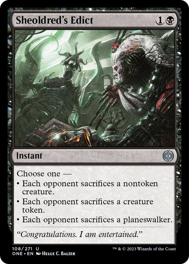 Sheoldred's Edict card image