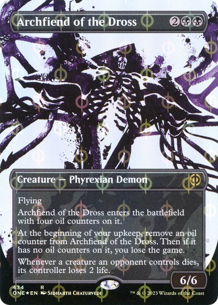 Archfiend of the Dross (Showcase) (Step-and-Compleat Foil) card image