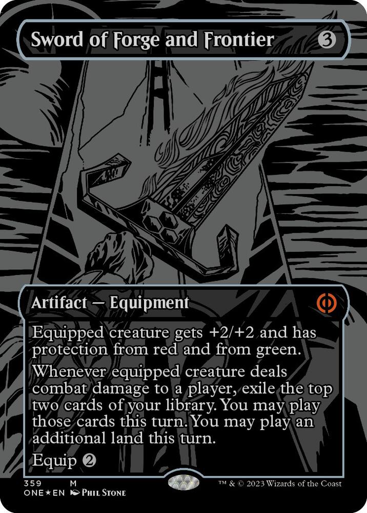 Sword of Forge and Frontier (Oil Slick Raised Foil) card image