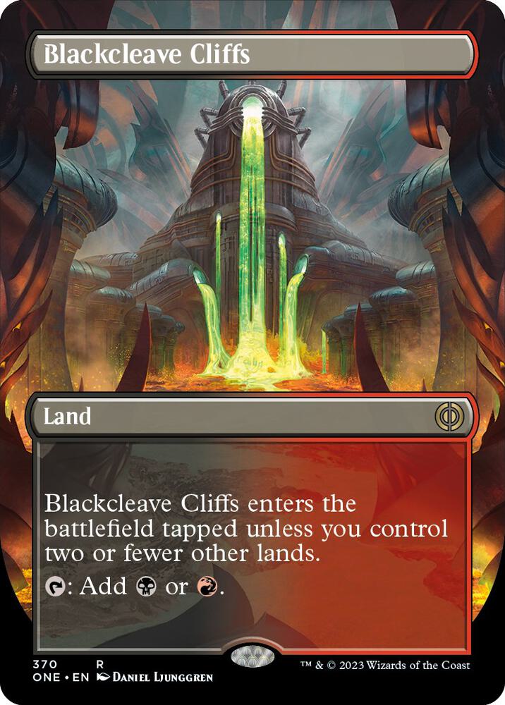 Blackcleave Cliffs (Borderless) card image