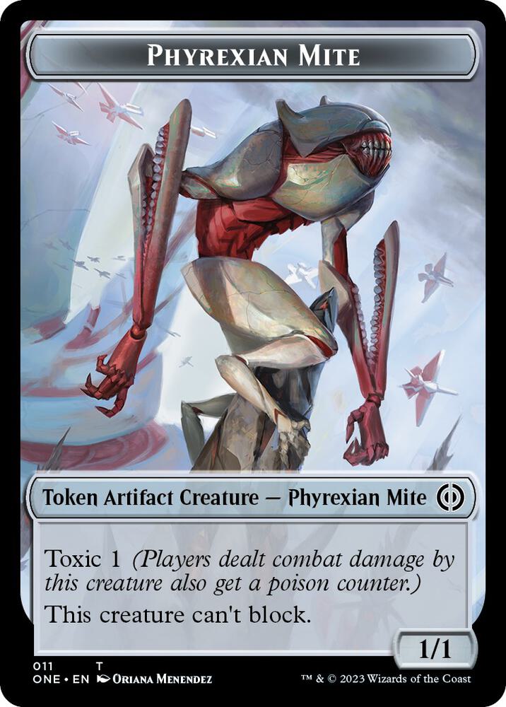 Phyrexian Mite // Phyrexian Insect Double-Sided Token card image
