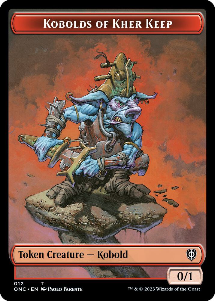 Kobolds of Kher Keep // Dragon Double-Sided Token card image