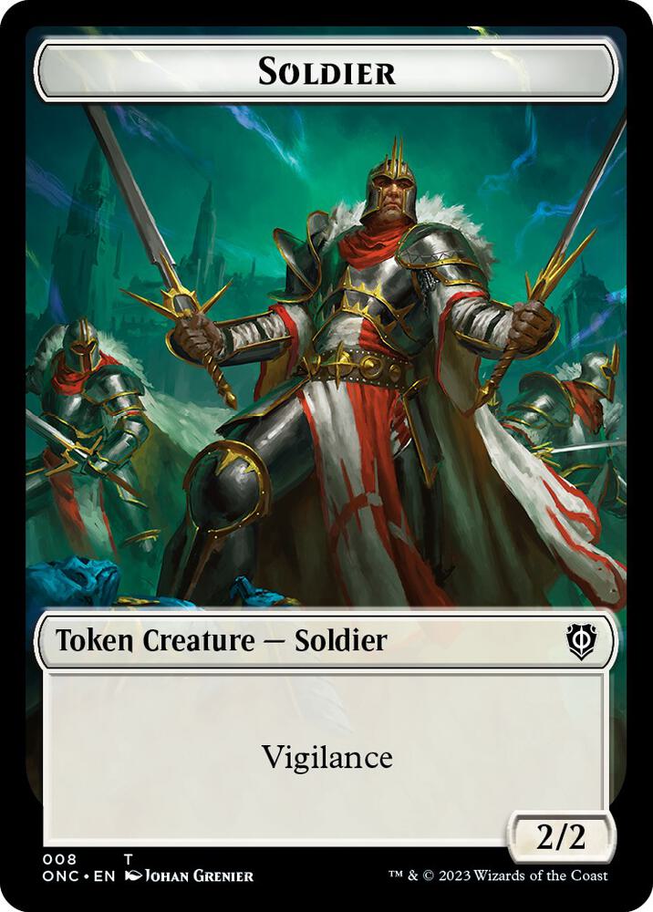 Soldier (008) // Angel (003) Double-Sided Token card image