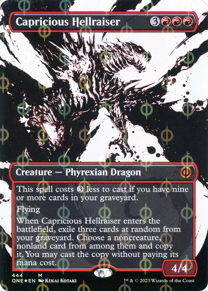 Capricious Hellraiser (Showcase) (Step-and-Compleat Foil) card image