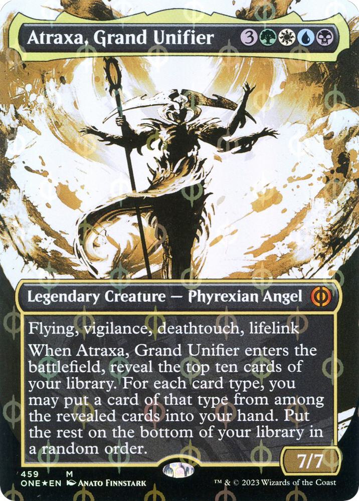 Atraxa, Grand Unifier (Showcase) (Step-and-Compleat Foil) card image