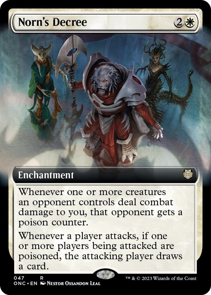 Norn's Decree (Extended Art) card image