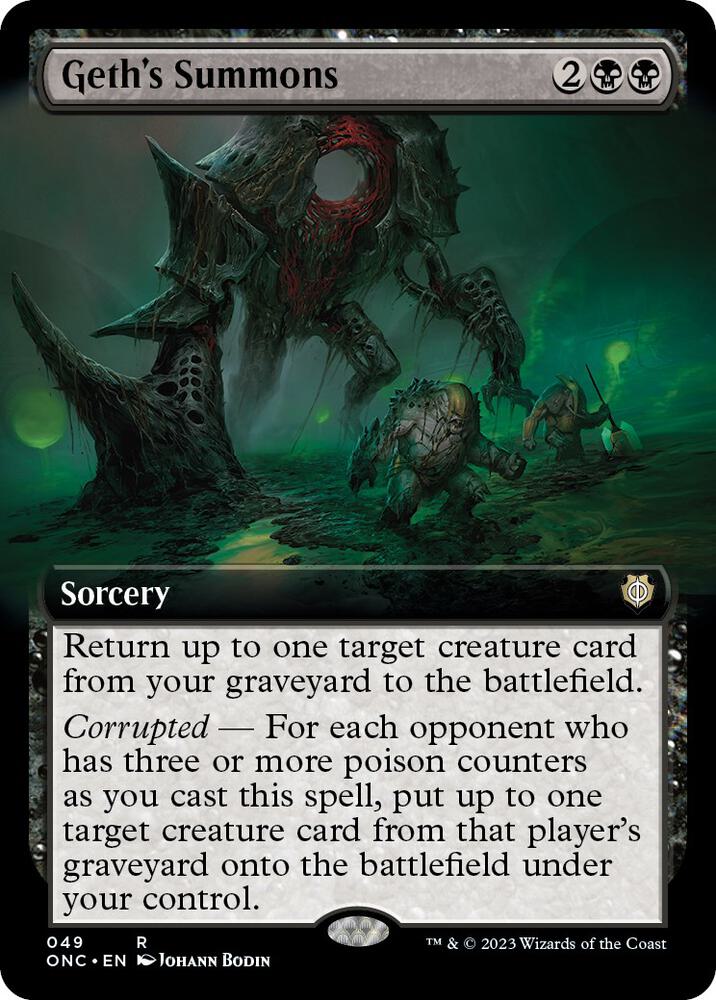 Geth's Summons (Extended Art) card image