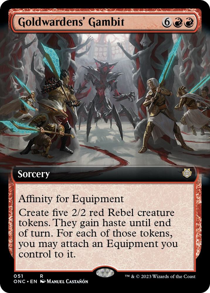 Goldwardens' Gambit (Extended Art) card image