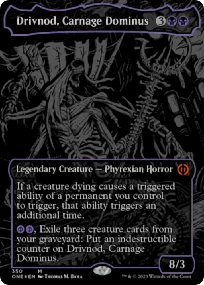 Drivnod, Carnage Dominus (Oil Slick Raised Foil) card image