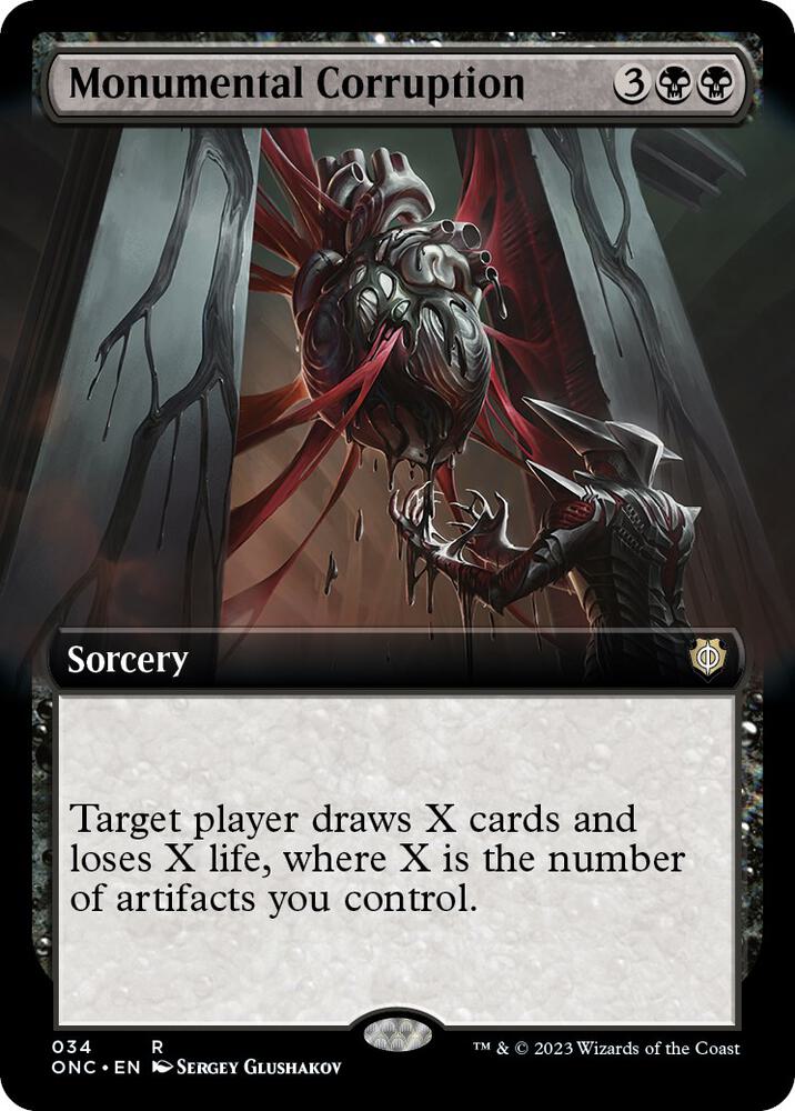 Monumental Corruption (Extended Art) card image