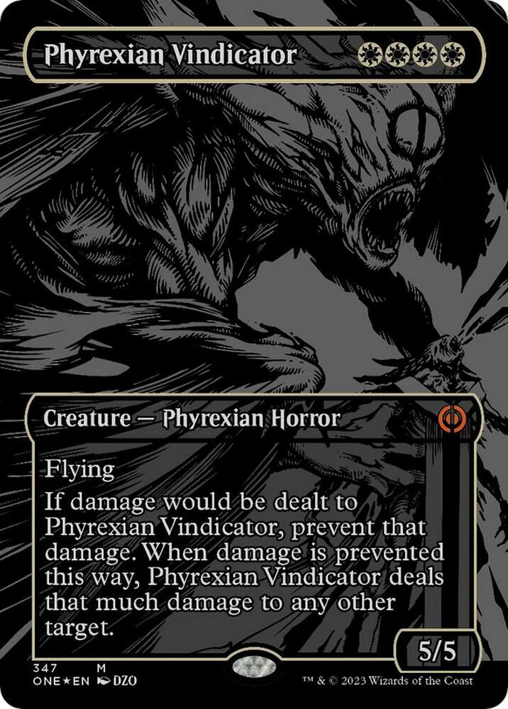 Phyrexian Vindicator (Oil Slick Raised Foil) card image