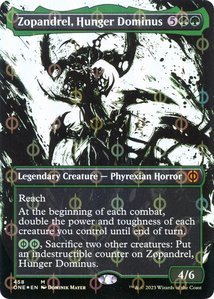 Zopandrel, Hunger Dominus (Showcase) (Step-and-Compleat Foil) card image