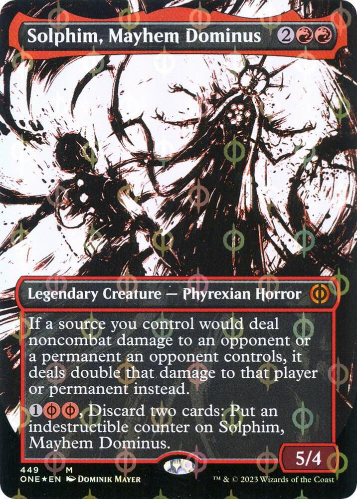 Solphim, Mayhem Dominus (Showcase) (Step-and-Compleat Foil) card image