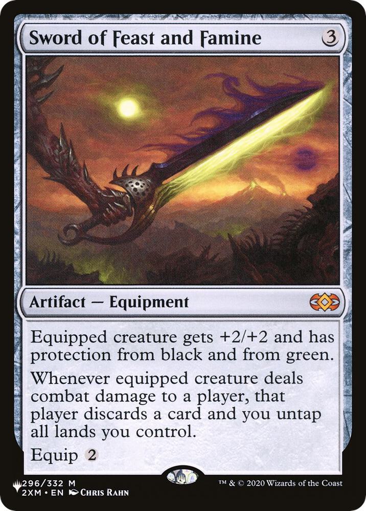 Sword of Feast and Famine card image