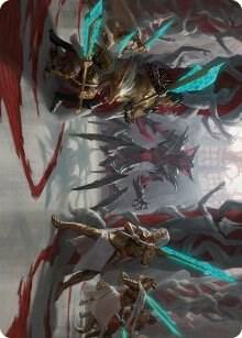 Goldwardens' Gambit Art Card card image