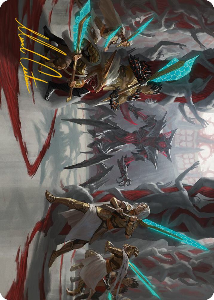 Goldwardens' Gambit Art Card (Gold-Stamped Signature) card image