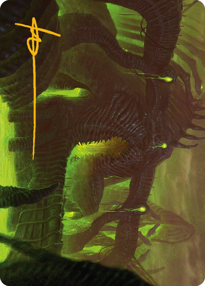 The Dross Pits Art Card (Gold-Stamped Signature) card image