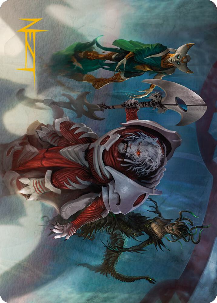 Norn's Decree Art Card (Gold-Stamped Signature) card image