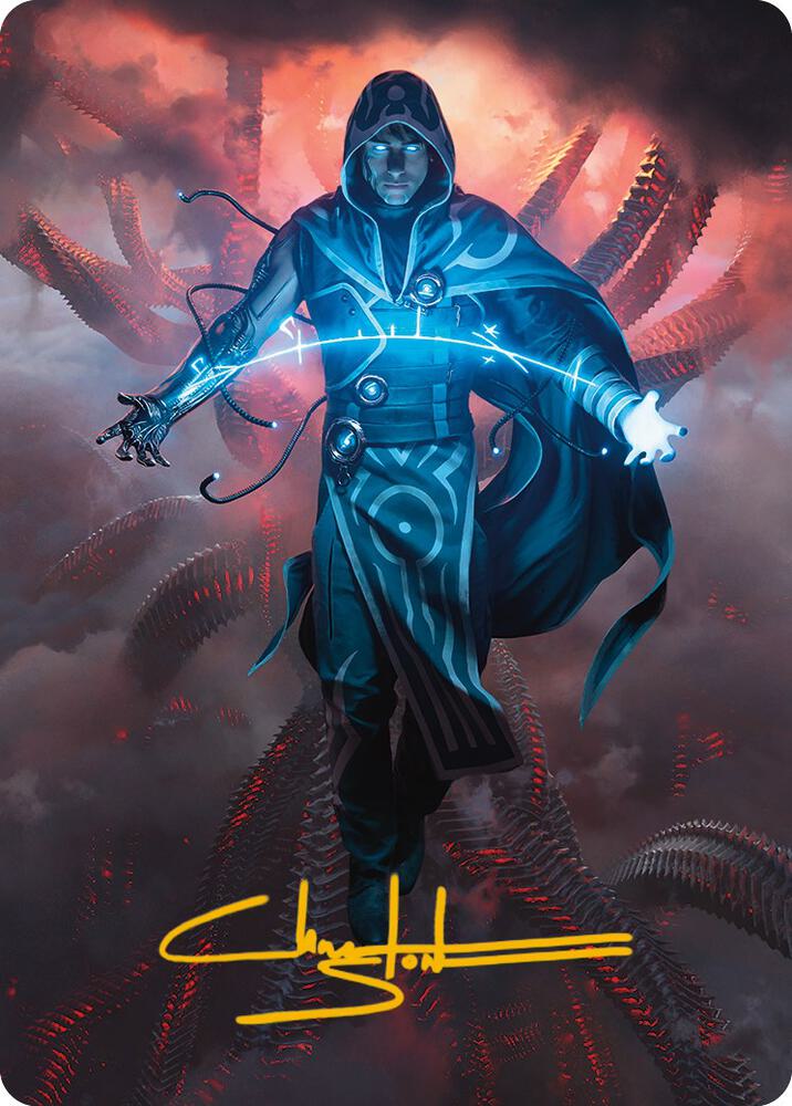 Jace, the Perfected Mind Art Card (15/81) (Gold-Stamped Signature) card image
