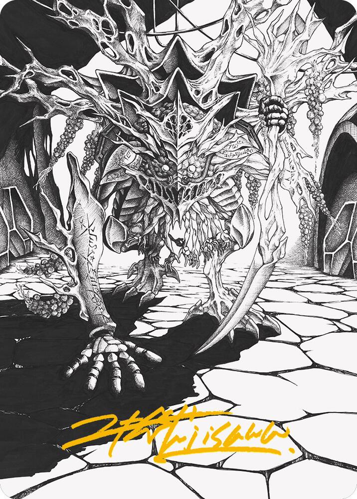 Thrun, Breaker of Silence Art Card (Gold-Stamped Signature) card image