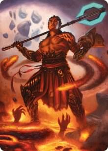 Koth, Fire of Resistance Art Card card image