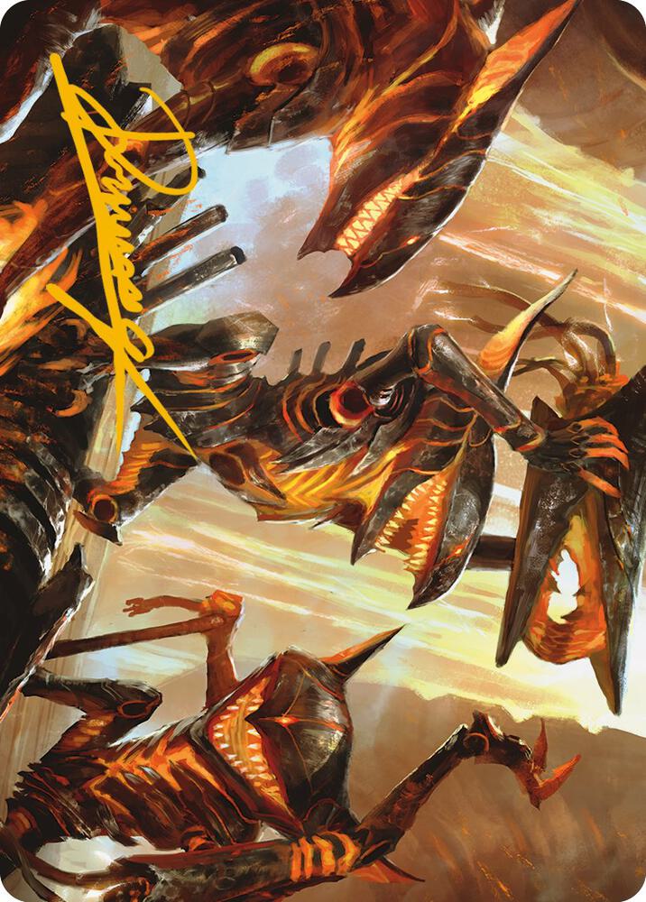 Gleeful Demolition Art Card (Gold-Stamped Signature) card image