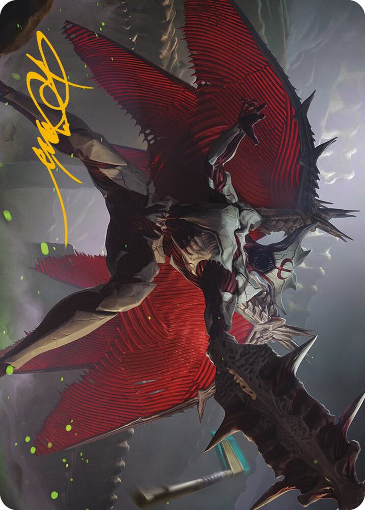 Phyrexian Vindicator Art Card (7/81) (Gold-Stamped Signature) card image