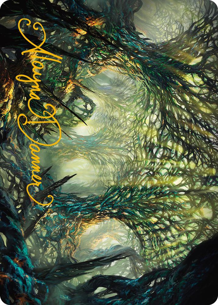The Hunter Maze Art Card (Gold-Stamped Signature) card image
