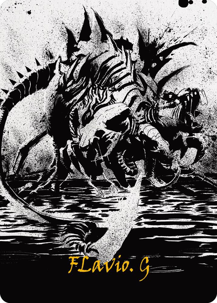 Karumonix, the Rat King Art Card (Gold-Stamped Signature) card image