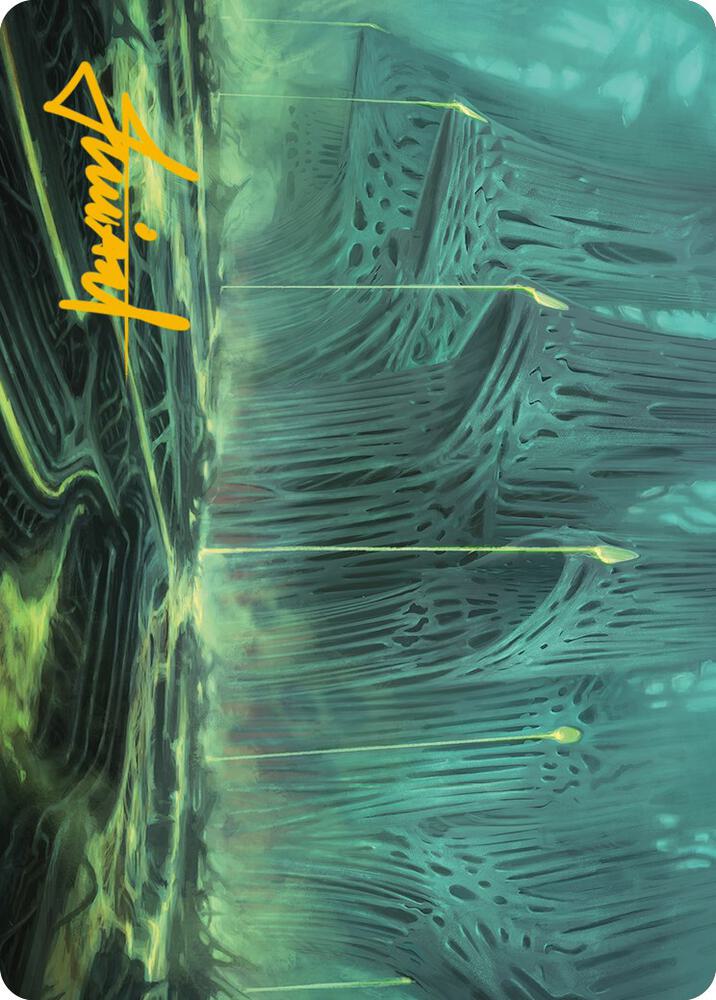 Swamp Art Card (Gold-Stamped Signature) card image