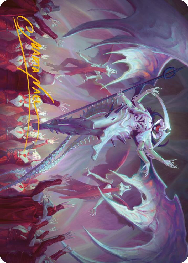 Atraxa, Grand Unifier Art Card (45/81) (Gold-Stamped Signature) card image