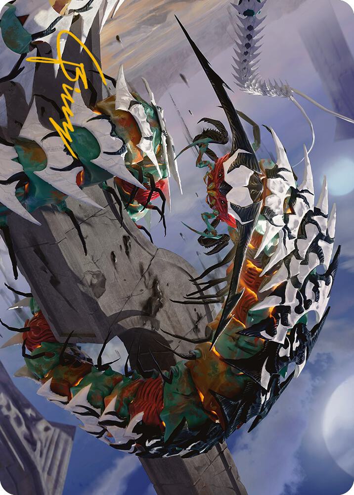 Atraxa's Skitterfang Art Card (Gold-Stamped Signature) card image
