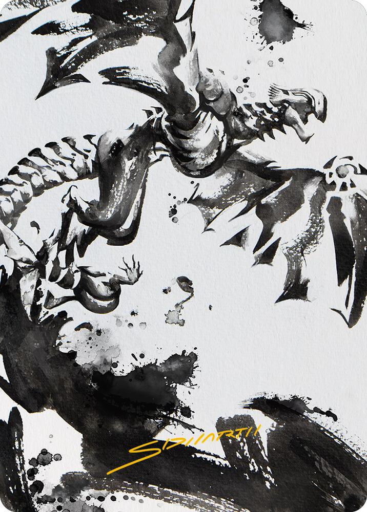 Quicksilver Fisher Art Card (Gold-Stamped Signature) card image