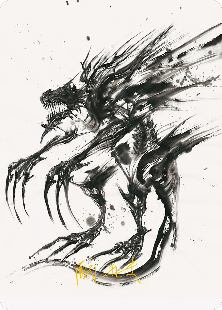 Phyrexian Obliterator Art Card (Gold-Stamped Signature) card image