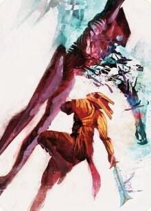 Hexgold Slash Art Card card image