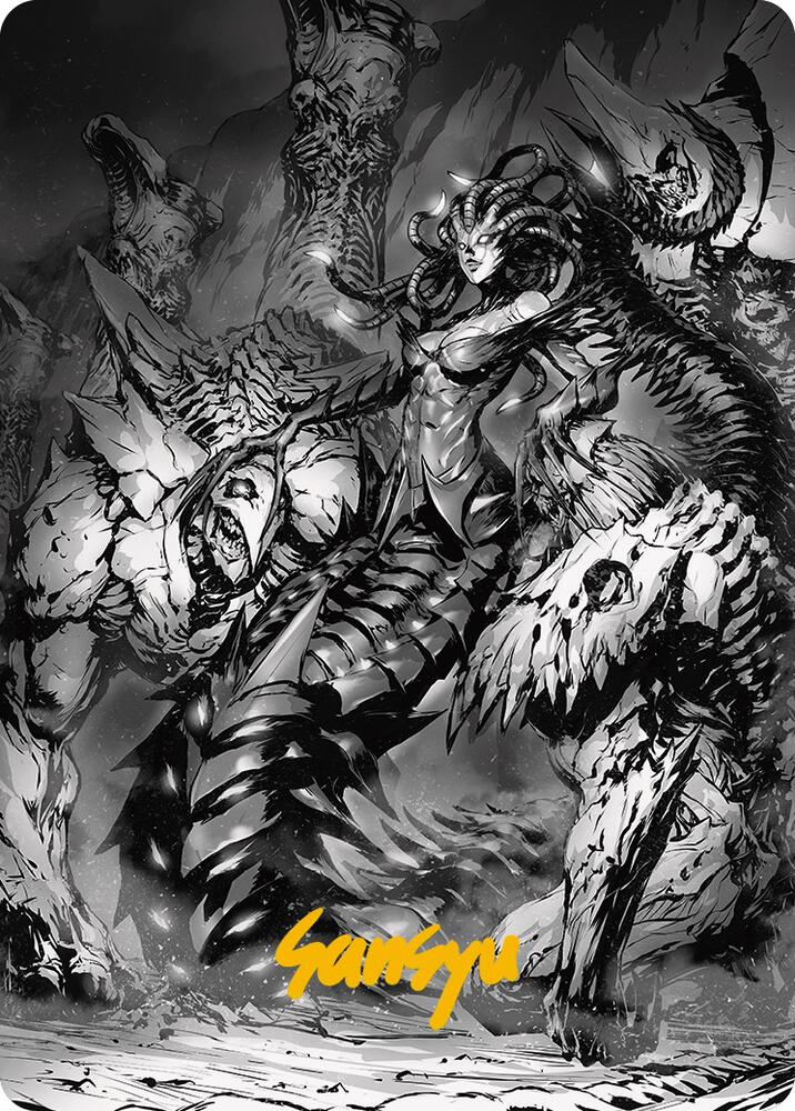 Vraska, Betrayal's Sting Art Card (Gold-Stamped Signature) card image
