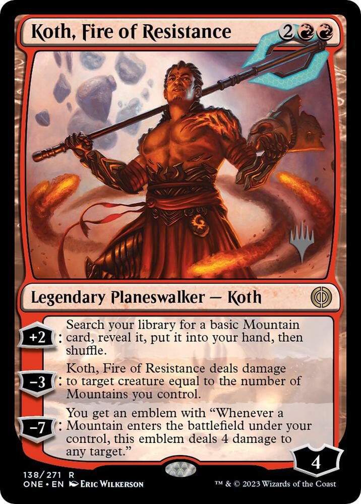 Koth, Fire of Resistance card image