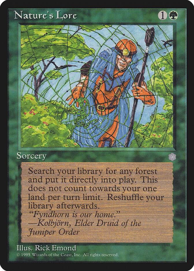 Nature's Lore card image