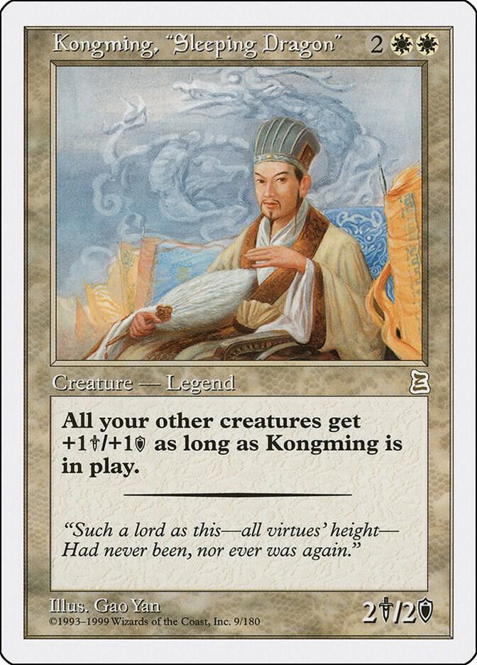 Kongming, "Sleeping Dragon" card image