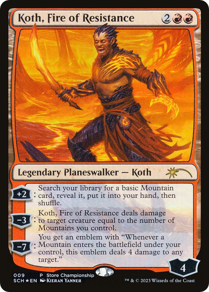 Koth, Fire of Resistance card image