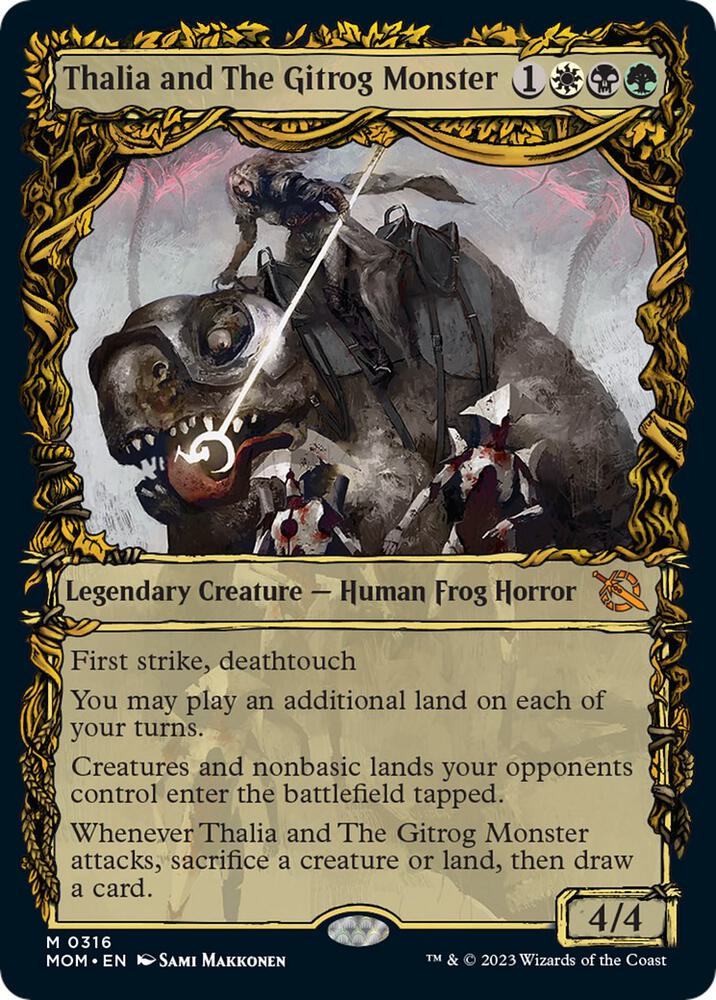 Thalia and The Gitrog Monster (Showcase) card image