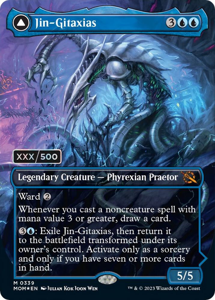 Jin-Gitaxias (Serial Numbered) card image