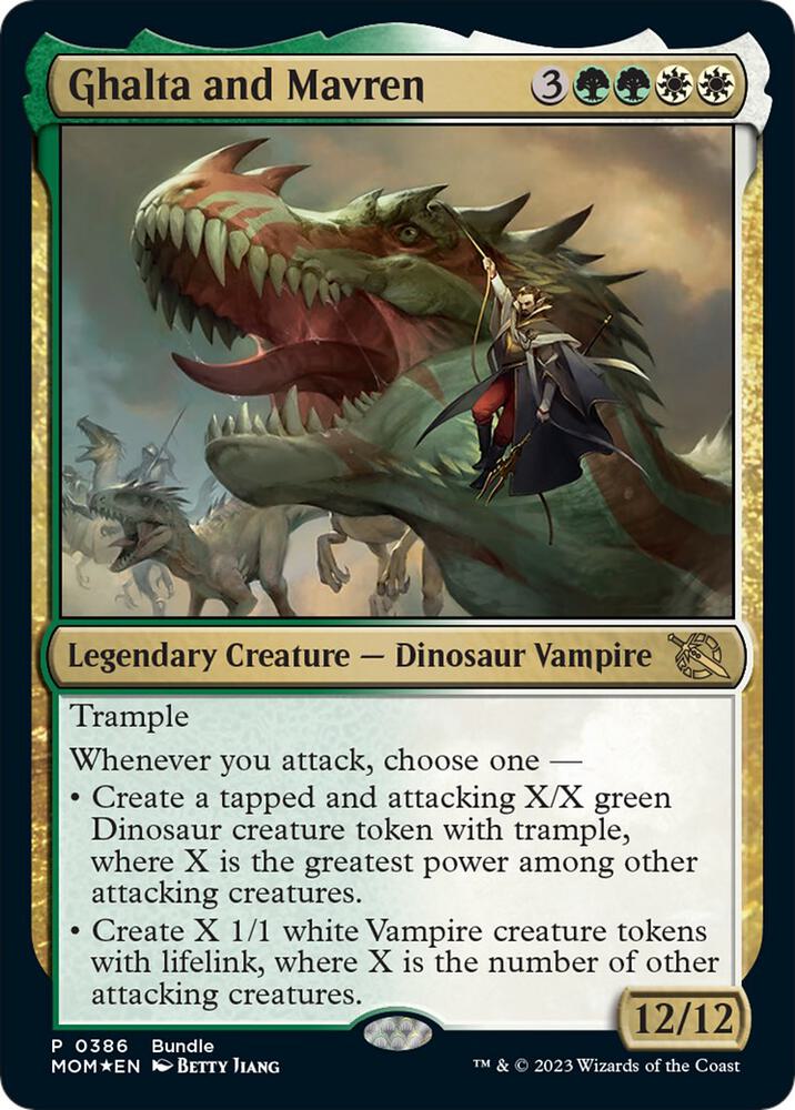 Ghalta and Mavren (MOM Bundle) card image